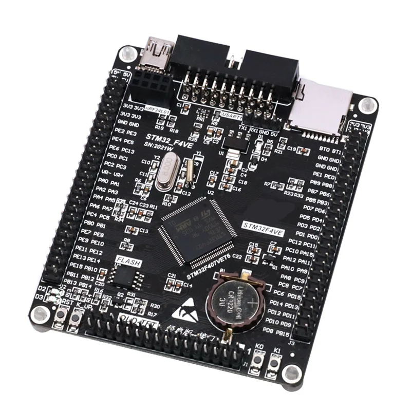 New!!STM32F407VET6 Development Board Cortex-M4 STM32 Minimum System Learning Board ARM Core Board +3.2 Inch LCD TFT Screen