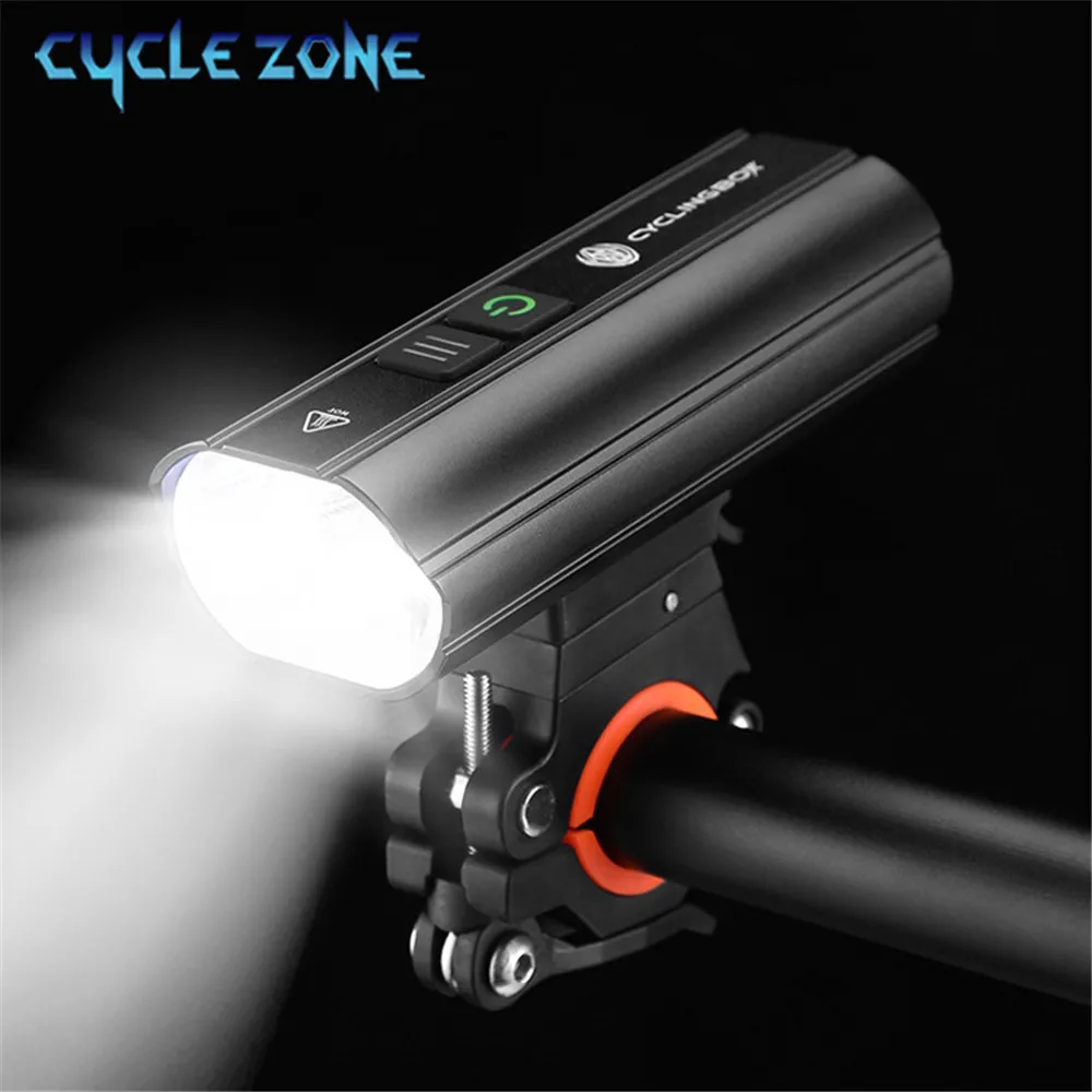 

Bike Light 1800Lumen Bicycle Headlight 4800mAh Bicycle Light Front Flashlight Handlebar USB Charging MTB Highligh Cycling Light