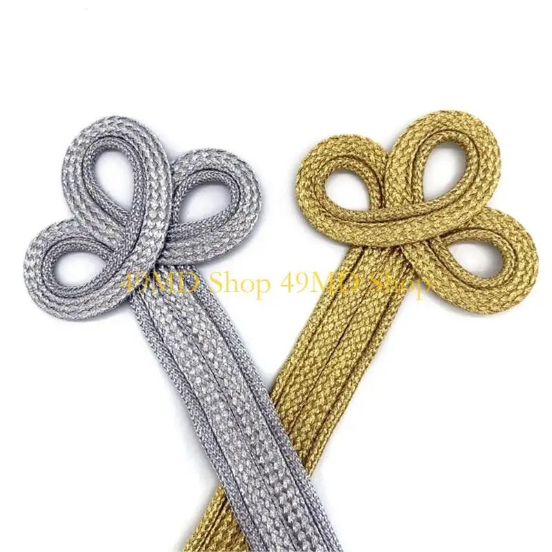 

49MD Chinese Knots Buttons Sewing on Buttons 1 Pair Fasteners for Traditional Cheongsam Scarf Cardigan Sweater Costumes