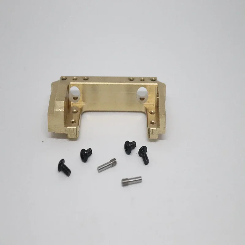 

1PCS 85g Brass Front Bumper Mount Servo Stand for 1/10 RC Crawler Axial SCX10 II 90046 Upgrade Parts