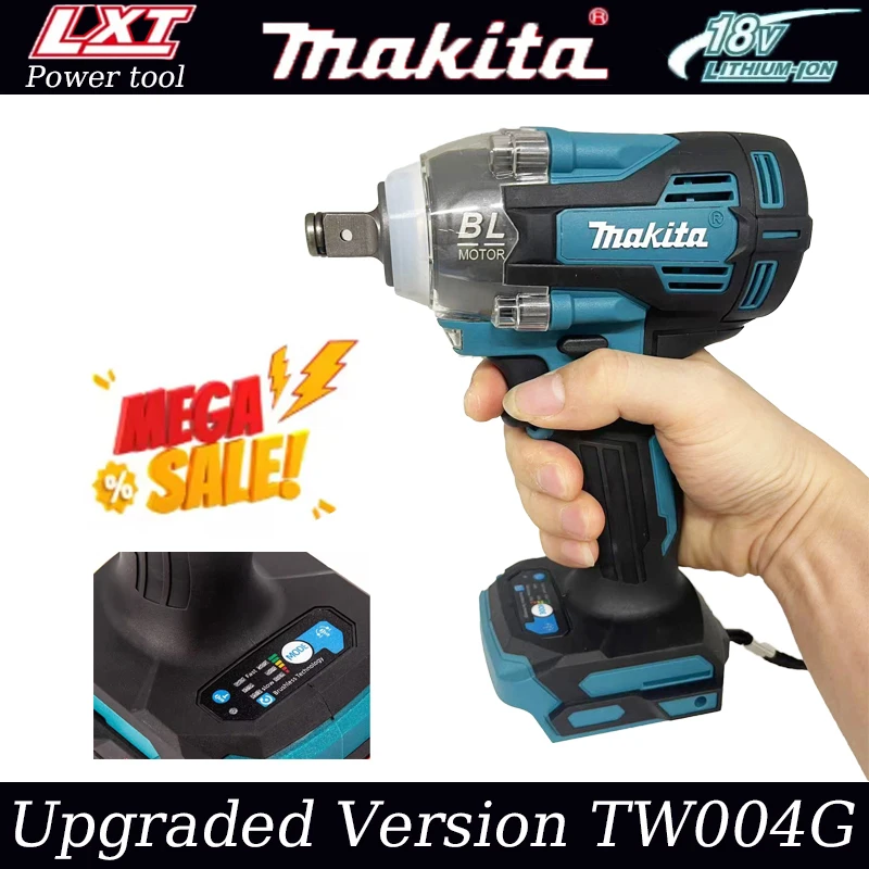 

Upgraded version NEW 18V TW004G Original Makita Electric Brushless Electric Wrench, High Torque Impact Wrench, Wind Cannon,
