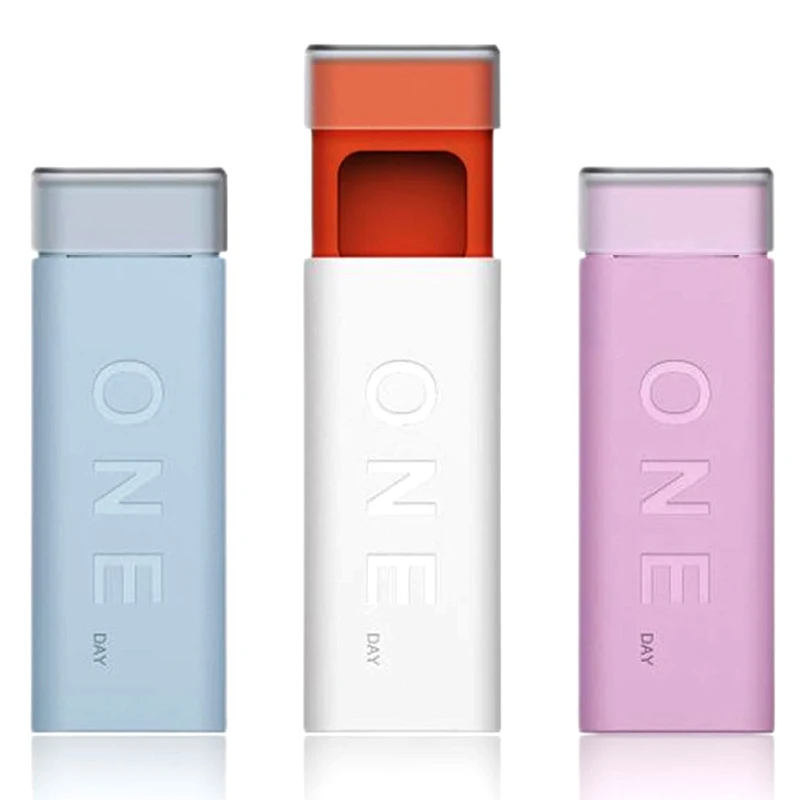 1PCS Portable Mini Pill Case, Travel Pill Organizer, Box 3 T
