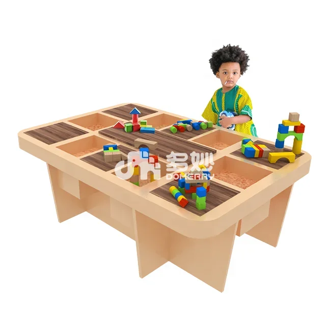 Educational Wooden Table Building Set PVC Model Construction Toy with DIY and Electronic Functions for Kids