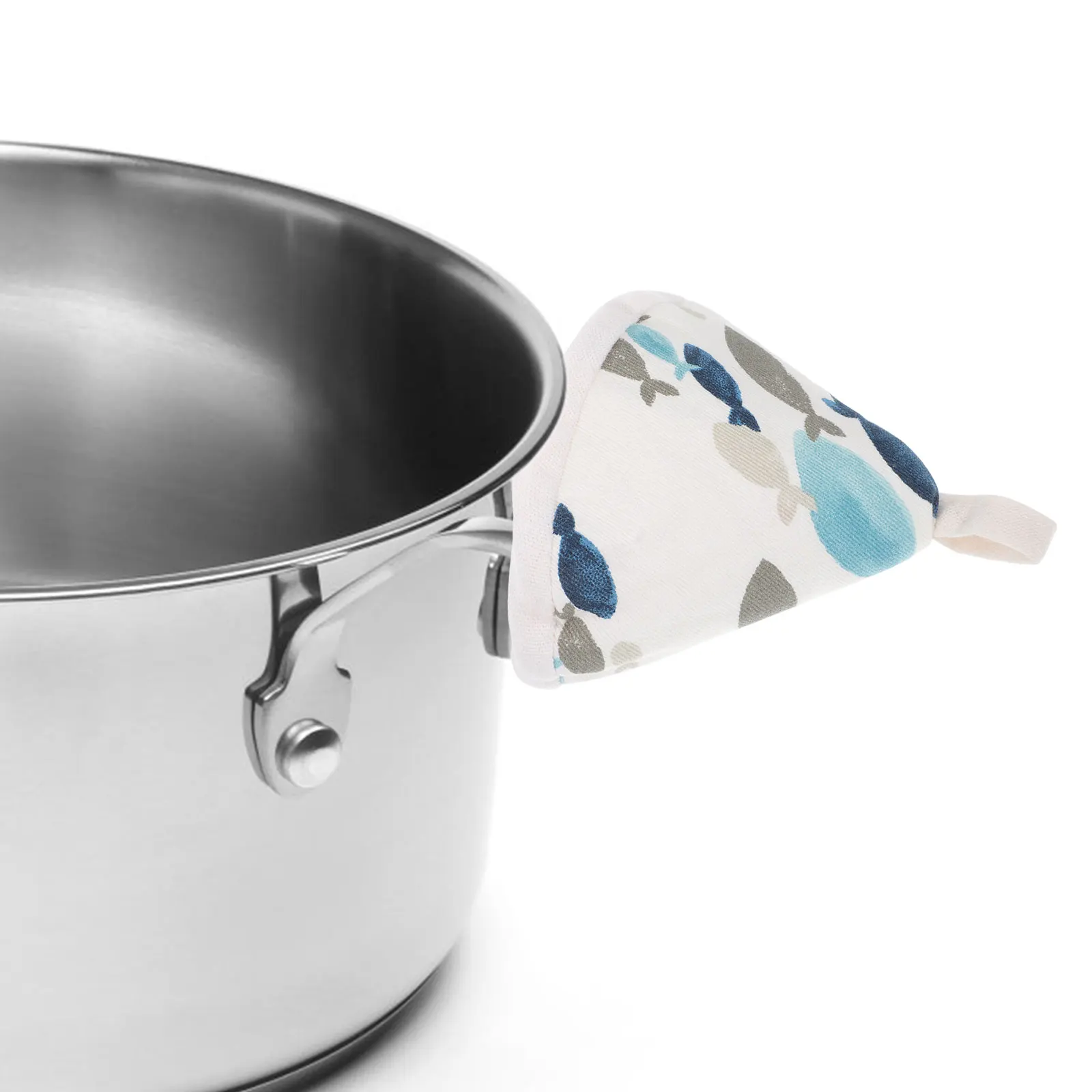 

Thickened Cotton Pot Handle Cover with Triangular Design Heat-Resistant Lid Protector for Home Cooking Anti-Scald Accessory