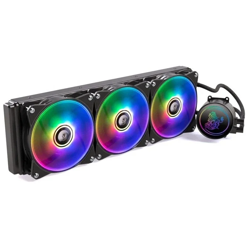 custom cpu cooler 360 pc Liquid Cooler 360mm Liquid Cooling Fan Rgb Argb PWM Fans ARGB