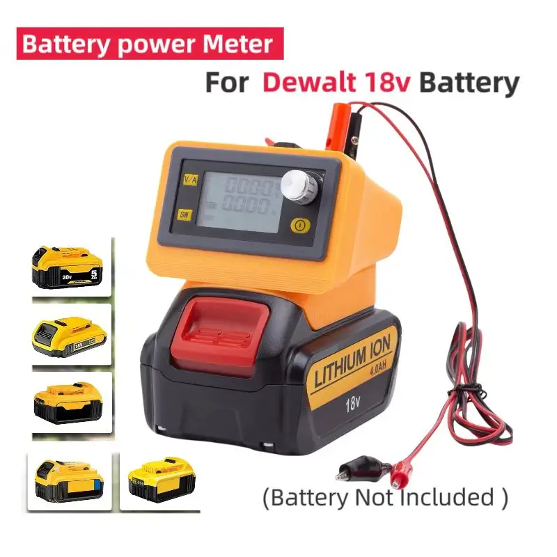 FOR Dewalt 18V 20v Lithium Battery Converter CNC DC Adjustable DC Voltage Regulator Power Supply Power Meter (﻿Tools  Only）