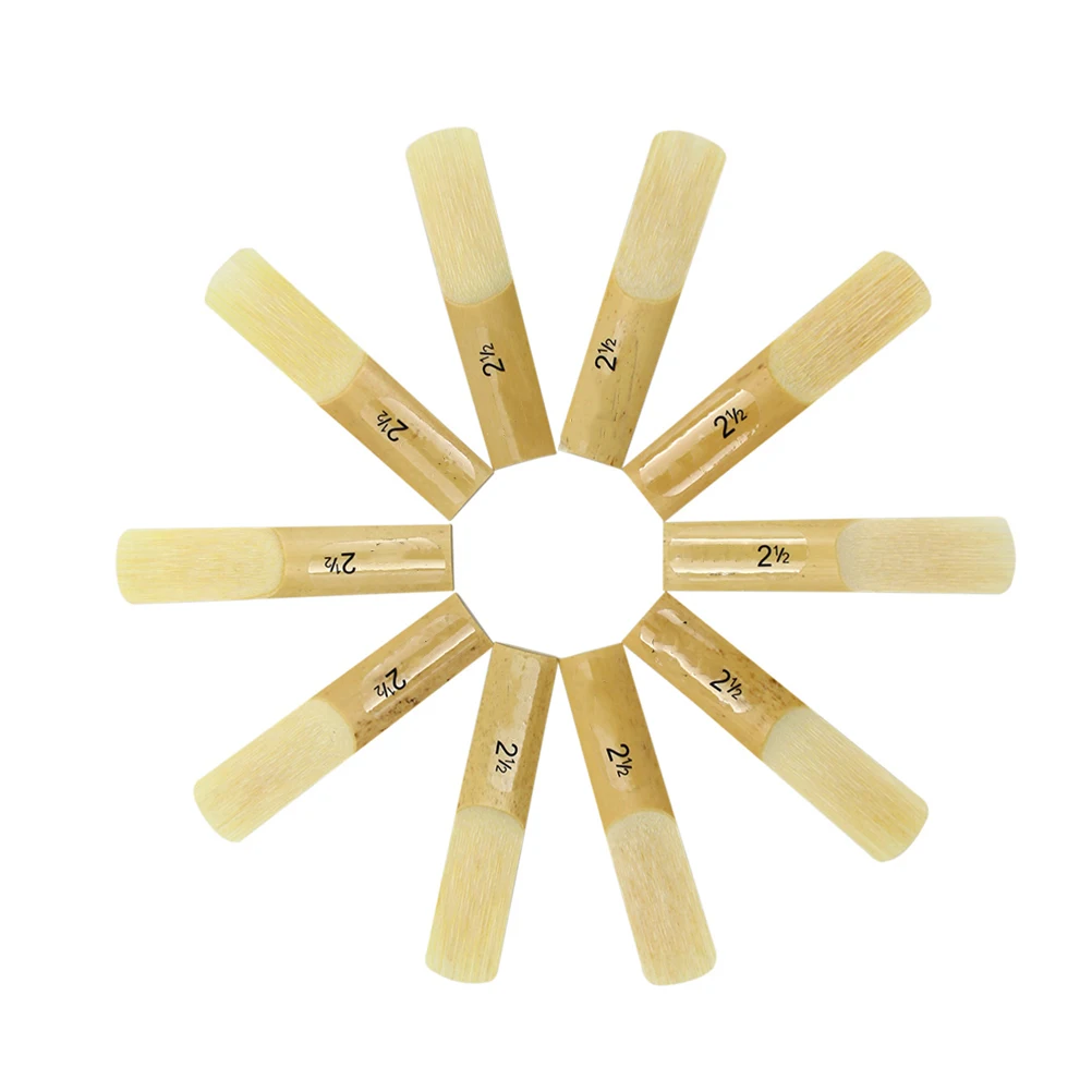 

10 Piece Clarinet Reed Reeds for Music Alto Saxophone Musical Instrument Bamboo