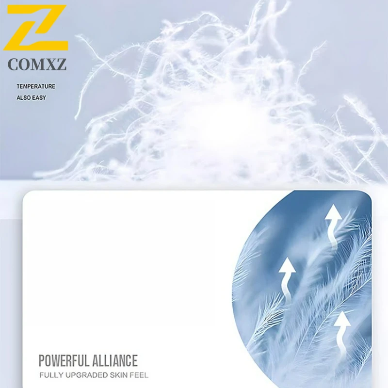 COMXZ Mens Short Down Jacket Thickened Hooded Korean Style Fashion Lightweight Puffer Coat Outdoor Cold Resistant Winter Parka