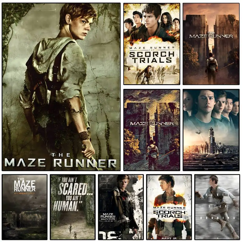 Movie Series The Maze Runner Poster Art Painting Poster With Prints Home bedroom living room decoration gift