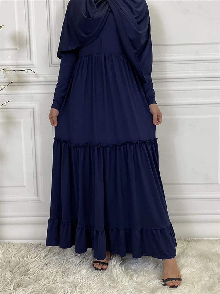 Ramadan Eid Khimar Abaya Damen Dubai Islam Frauen Muslim Hijab Modest Kleider Kebaya Kaftan Robe Musulmane Kaftan Marocain Femme