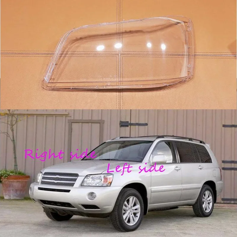 

Car Headlight Lens For Toyota Highlander 2004 2005 2006 Headlamp Cover Car Replacement Front Auto Shell Cover