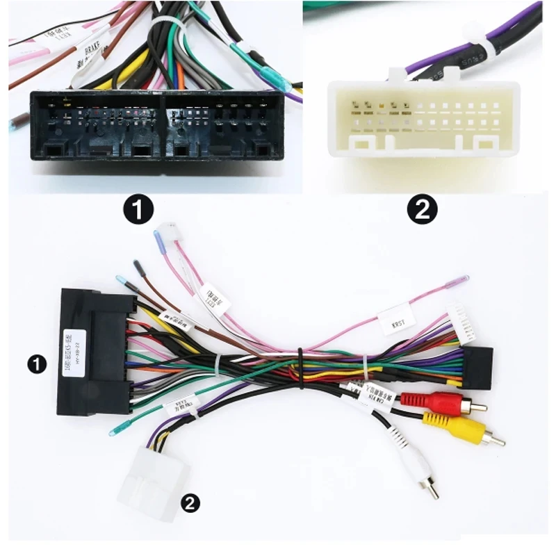 Car Radio Android Cable CAN Bus Box Adapter Wiring Harness Power Connector Socket for Hyundai IX35 Sonata 8 Santafe Kia K3