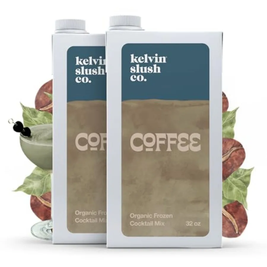 

Organic Frozen Cocktail and Slush Mix Award-Winning Slush Machine and Blender Mix - 32 oz Cartons Pack of 2