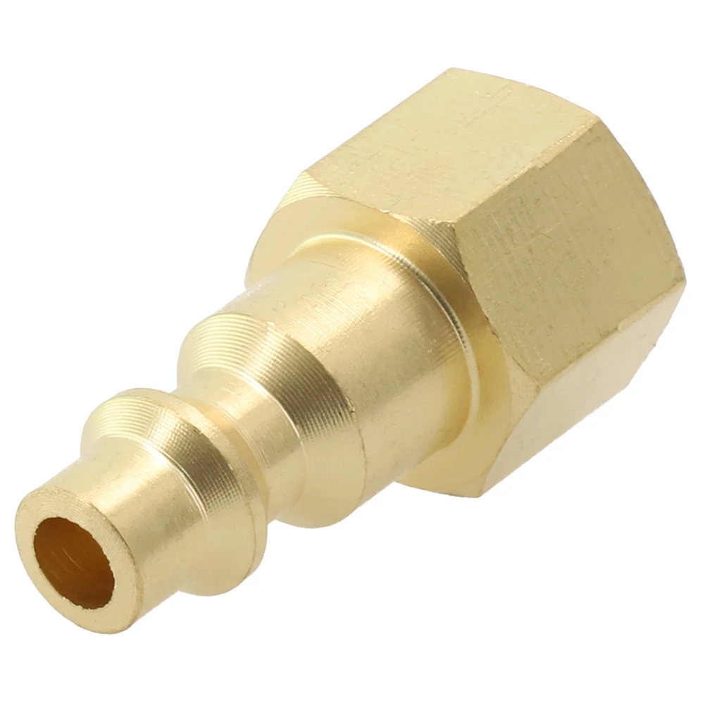 クイックコネクタ 信頼性の高い 1/4 NPT エアラインホースコンプレッサー用クイックリリースフィッティング 簡単接続用スプリングロード