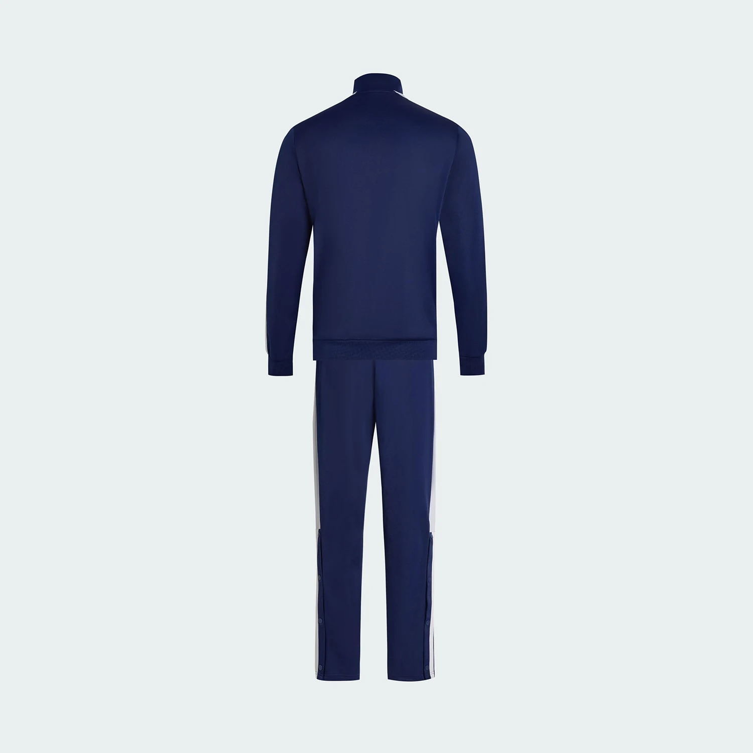 Adidas genuine comfortable spring men's and women's standing collar straight tube sports set KC6985
