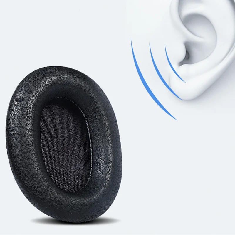 Replacement Earpads For Edifier W800BT Plus Headphone Ear Pads Cushion Soft Protein Leather Memory Foam Sponge Earphone Sleeve