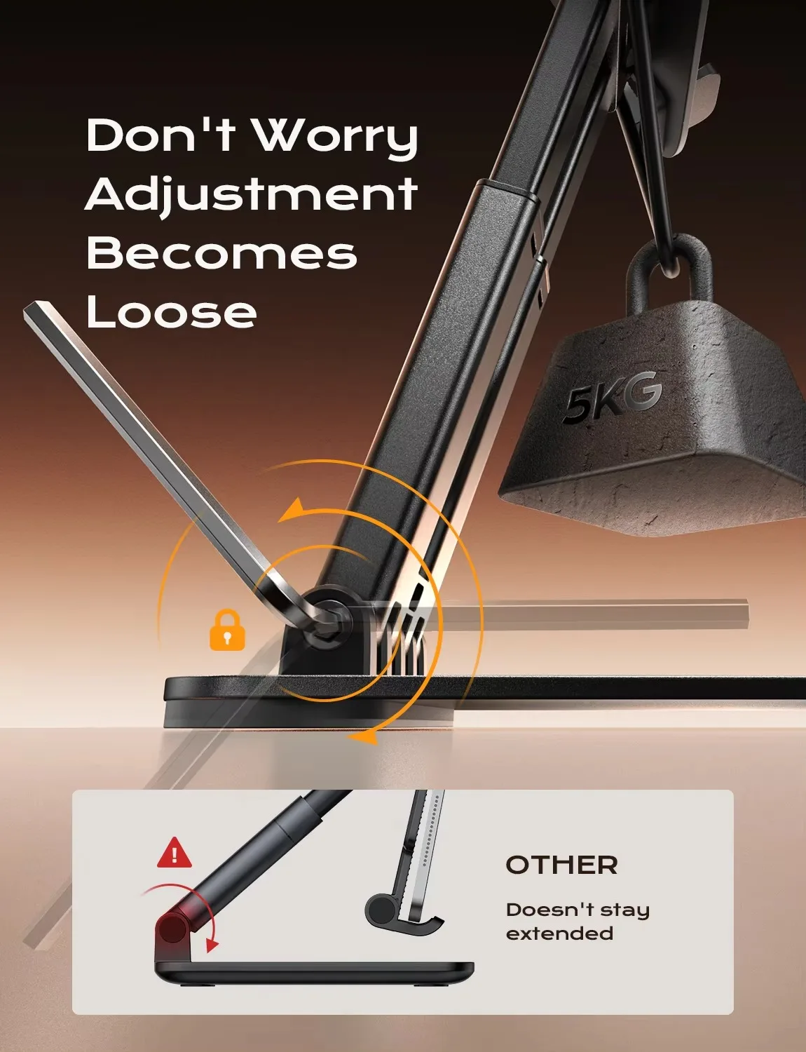 Lisen-調節可能なタブレットスタンド,デスクマウント,怠惰なアームモニター,ベストセラー製品