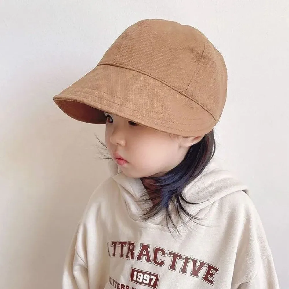 

Fisherman's Hat Kids Bucket Hat 2-7 Years Old Streetwear Baby Sun Protection Hat Sunscreen Warm Children Fishman Hat Boys