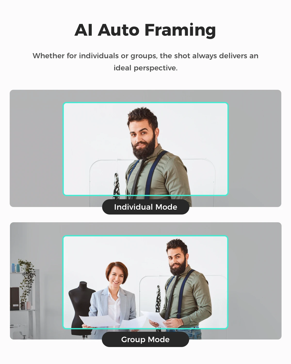 كاميرا ويب OBSBOT Meet SE 1080P 100FPS للكمبيوتر الشخصي، كاميرا بث تأطير AI مع مستشعر 1/2.8 بوصة، وضع التجميل، التحكم بالإيماءات، HDR