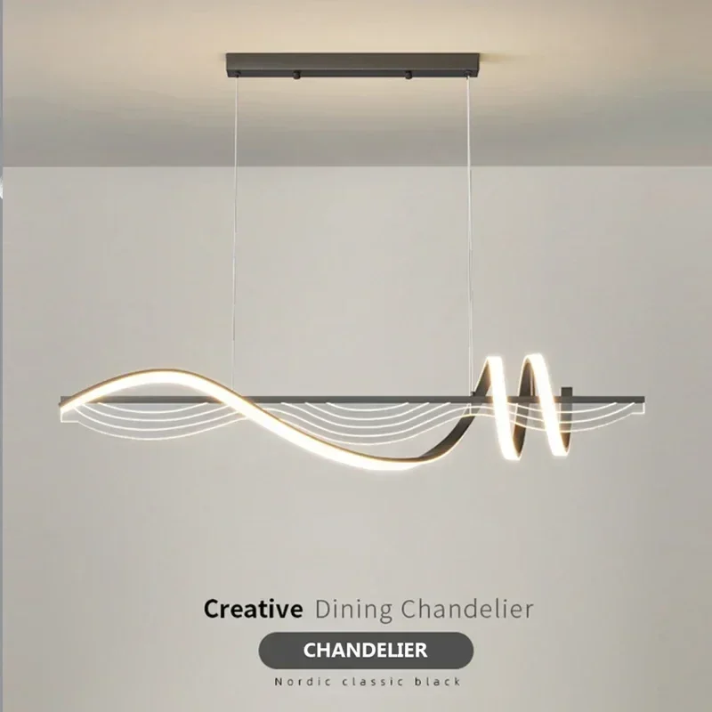 Modern LED Pendant Lights for Living Dining Room Hanging Lamp Restaurant Dining Table Lighting Suspension Chandelier Fixture