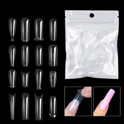 Clear Nail Extension Forms Top Molds For Nails Quick Building Mold Dual Forms Full Cover Nail Tips Manicure Art Accessories