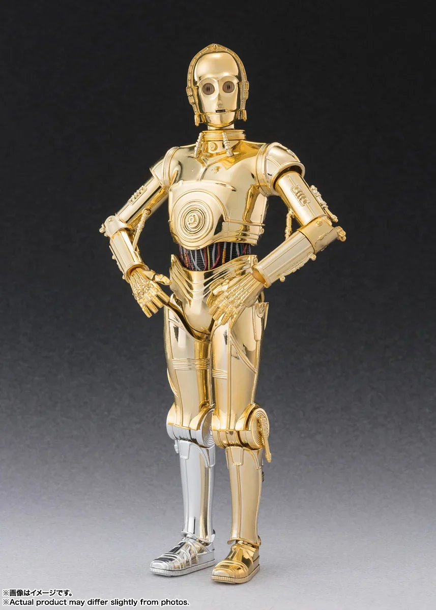 

In Stock Original Bandai S.H.Figuarts Shf C 3PO Classic Ver Star Wars Episode IV A New Hope Anime Action Collection Figures Toys