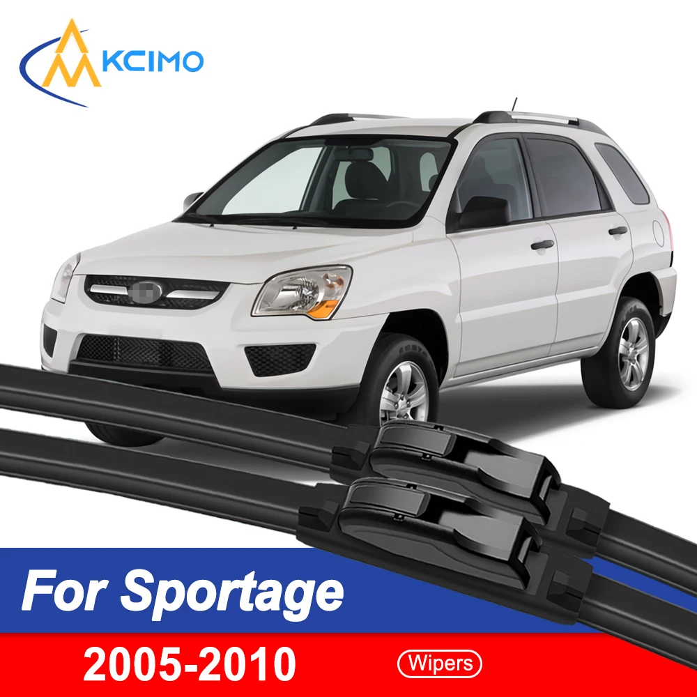 

Для Kia Sportage JE KM 2005-2010 комплект щеток стеклоочистителя переднего стекла, сменные бесшумные HD прочные автомобильные стеклоочистители 24 "+ 16"