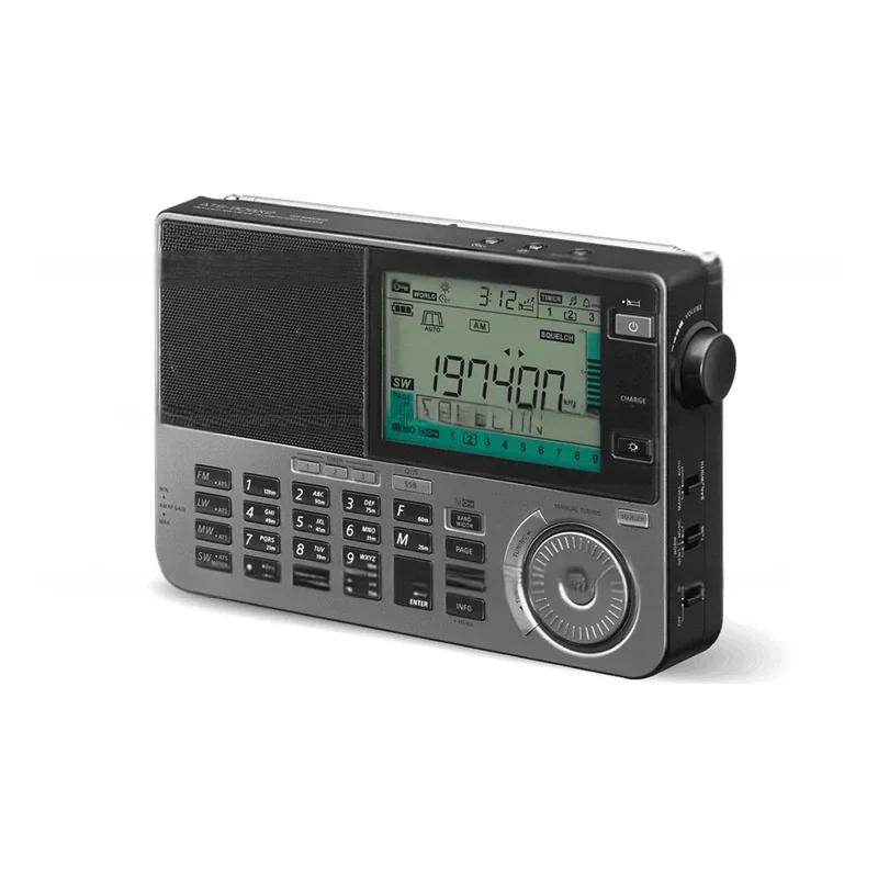 ATS-909X2 Portable Multiband Radio Receiver for FM SW LW Air Band with Stereo Audio and Full-Band Antenna view 2