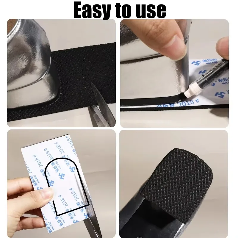 نعل الحذاء ملصقات مضادة للانزلاق كوتابل عالية الكعب مكافحة الضرر التصحيح الأحذية ارتداء مقاومة ملصقات بمادة لاصقة ذاتية واقية المقرب