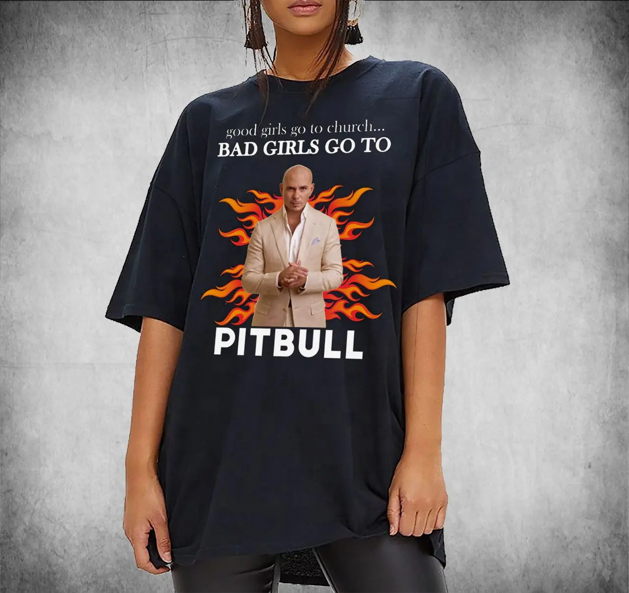 Pitbull T Shirt Good Girls Go To Church Bad Armando Cristian Pérez Hip Hop For Fan