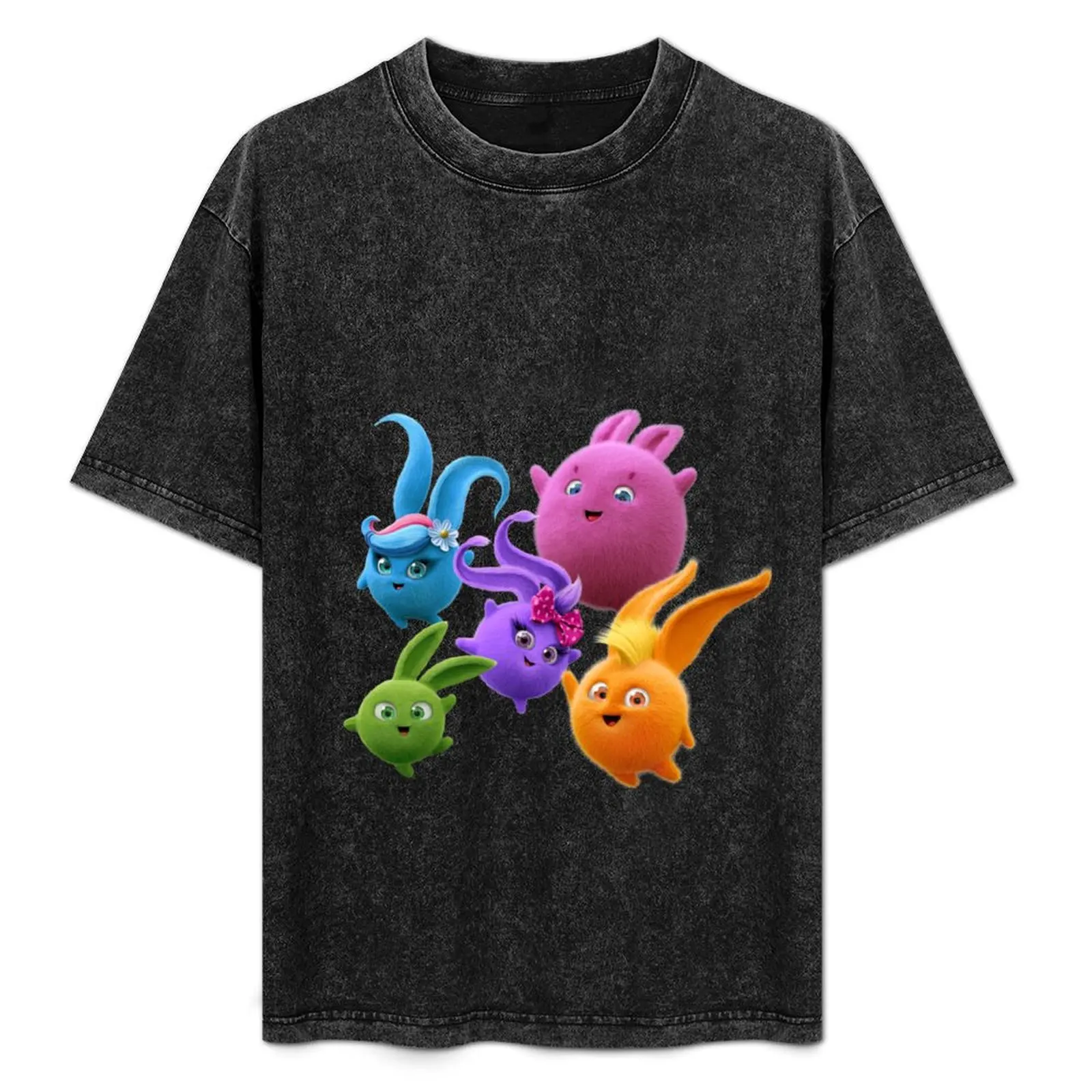 

Sunny Bunnies T-Shirt Casual Breathable Short Sleeve Top