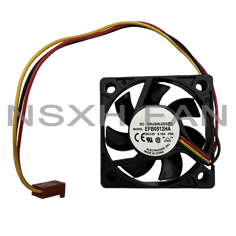 5010 50MM 50x50x10MM Fan EFB0512HA For Two Ball Bearing Cooling Fan DC12V 0.15A With 3pinPWM