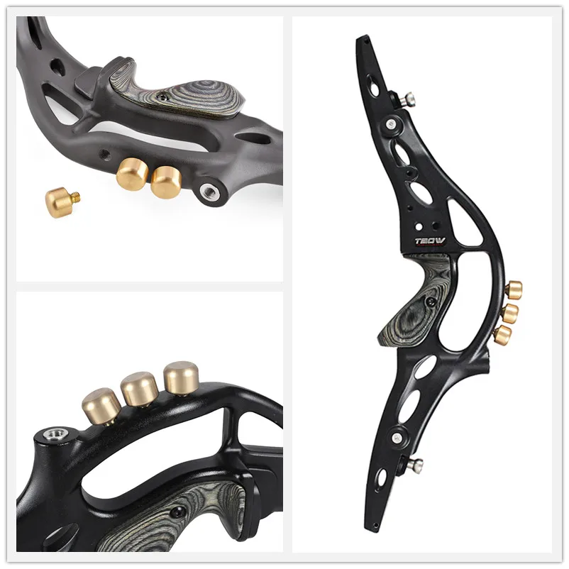 

JUNXING American Hunting Recurve Bow Riser 19inch ILF Interface 25 30 35 40 45 50 55 60lbs Powerful Outdoor Target Shooting