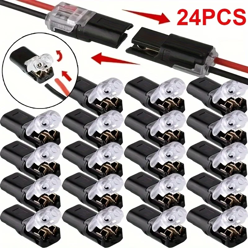 Electric Wire Connector No Strip Quick Dual Line Cable Interconnection Detachable Automotive Terminal Plug Universal Quality