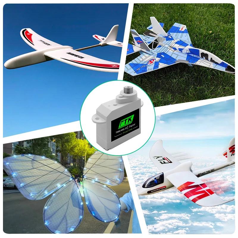 PTK 7350 MG-D 5.5g أجهزة رقمية ميتال جير ل EPP F3P F3K F3L F5L طائرة شراعية طائرة داخلية RC سيارة هليكوبتر روبوت