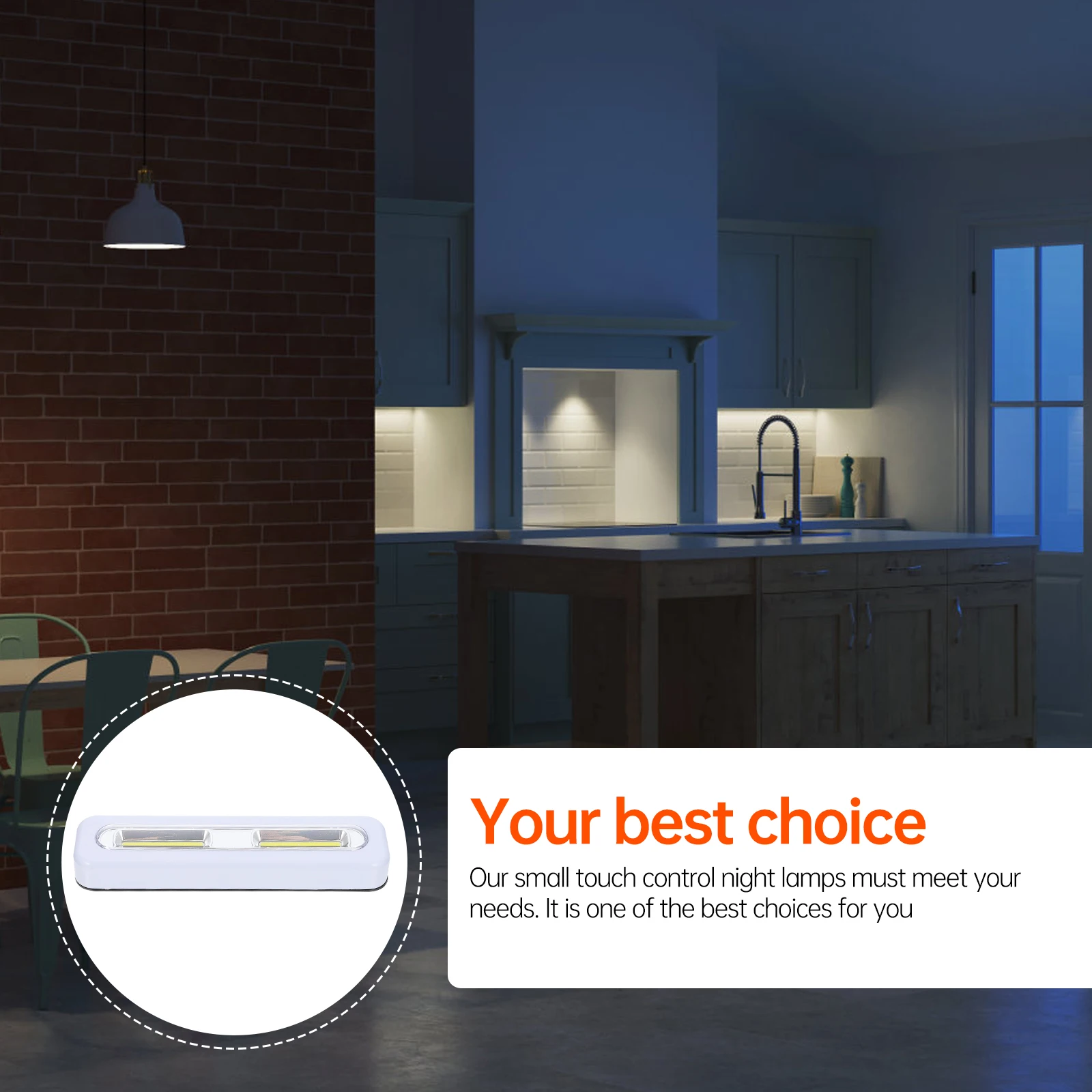 

Small Night Lamp Touch Control Plastic Desktop Baby Room nament Portable Atmosphere Light Long Service Life Easy to Use