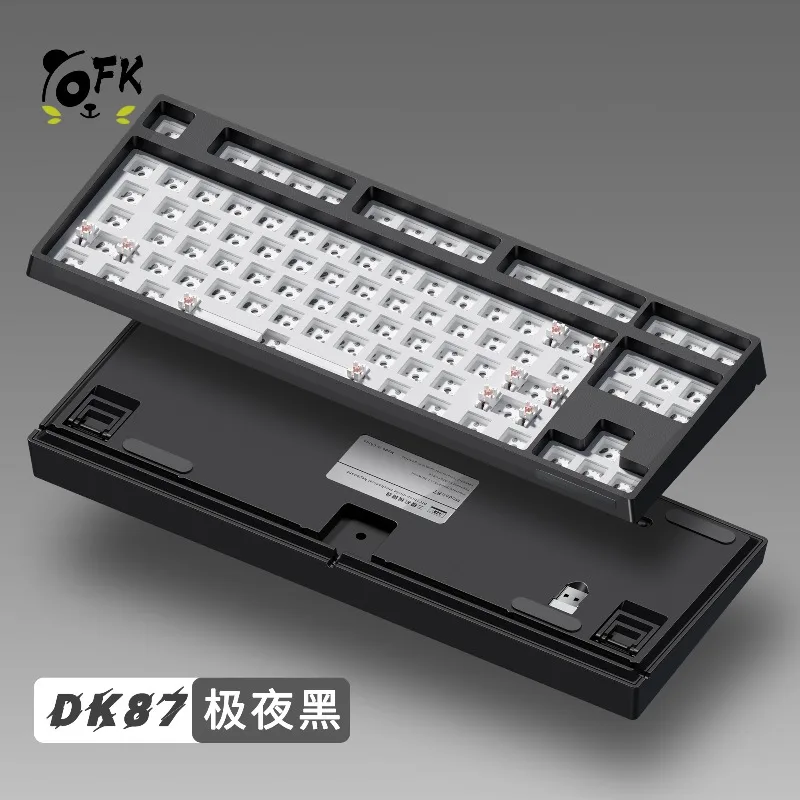 

DK87 Mechanical Keyboard Kit 2.4G Wireless Tri-mode Customized Ergonomic Keyboard Kit Gaming and Office Mechanical Keyboards