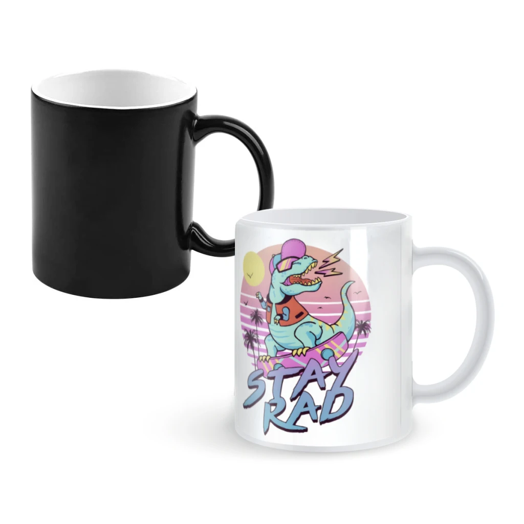

Stay RadCoffee Mugs And Mug Creative Color Change Tea Cup Ceramic Milk Cups Novelty Gifts