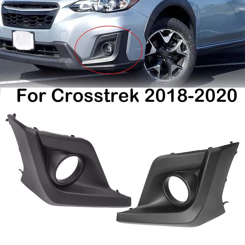 For Crosstrek 18-20 57731FL092 57731FL082 Car Front Bumper Fog Light Lamp Frame Cover Foglights Foglamp Trim Cap Hood