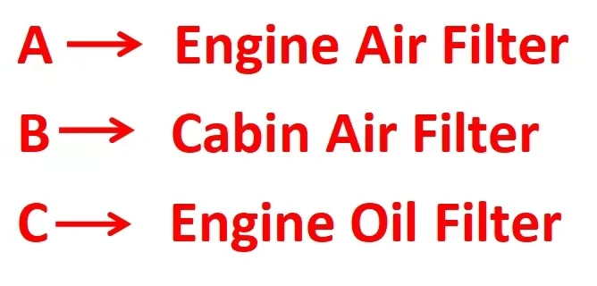 1/2/3 Filters Set For Chery Tiggo 9 Engine displacement 2.0T Air &Oil &Cabin& Filters set for Chery Tiggo 9 Engine Power 2.0T