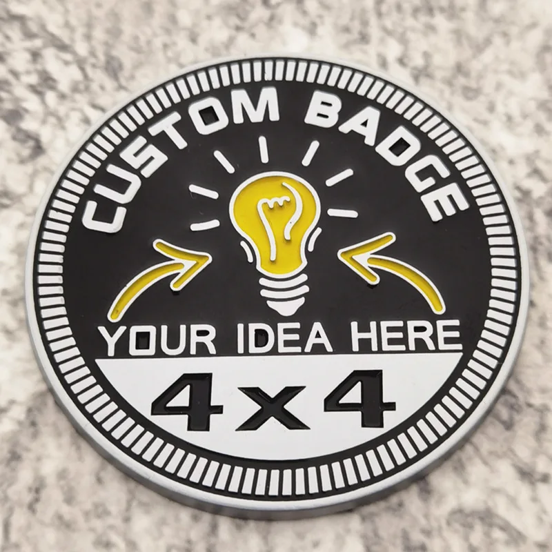 Automotive 4X4 RATED logo personality modification round 4X4RATED off-road alloy car stickers