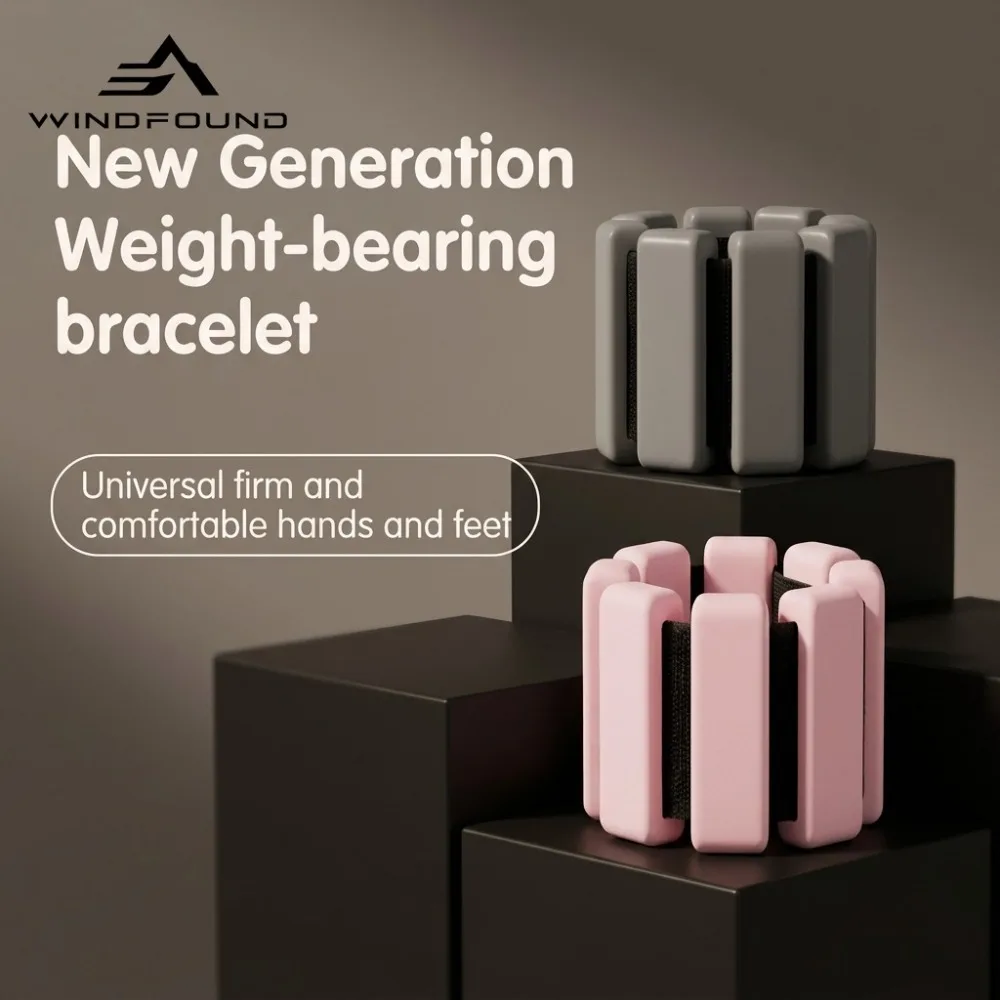 Adjustable Silicone Weighted Wristbands—ideal for Yoga and Weighted Workouts—an Essential for Exercise and Training