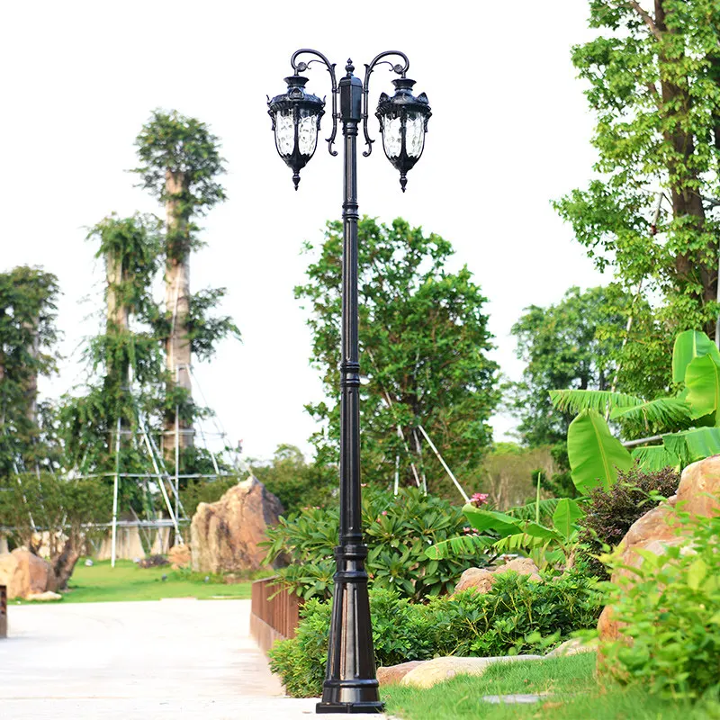 

Garden light Street light Lawn flower Park light Waterproof household outdoor villa landscape Municipal 3m led high pol