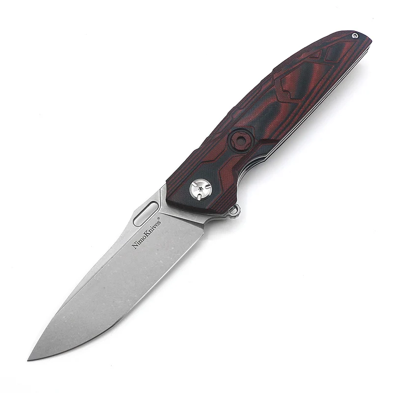 

Nimoknives & Fatdragon Original Design Folding Knife D2 Blade Material G10 Handle Material For Hunting Camping Tools