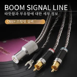 YYAUDIO HiFi Audiophile Pure Silver 5 Pin DIN to RCA Phono Cable XLR Female to RCA Cable for LP Vinyl Record Phonograph Tonearm