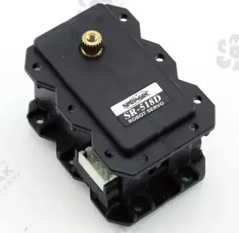 디지털 메탈 기어드 컨티뉴어 회전하다. 로봇 서보-SR518D (6-12V) 17.3kg.cm 0-300 °   SpringRC MX28 SR518용 254 UART 인터페이스 제어