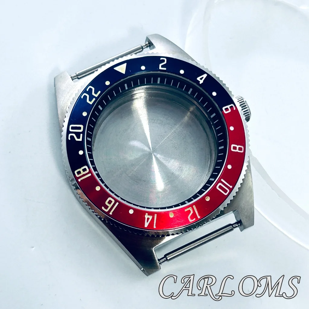 Casing jam tangan pria, jam tangan Retro GMT NH34 NH35 NH36 4R35 4R36 NH70 NH72 S