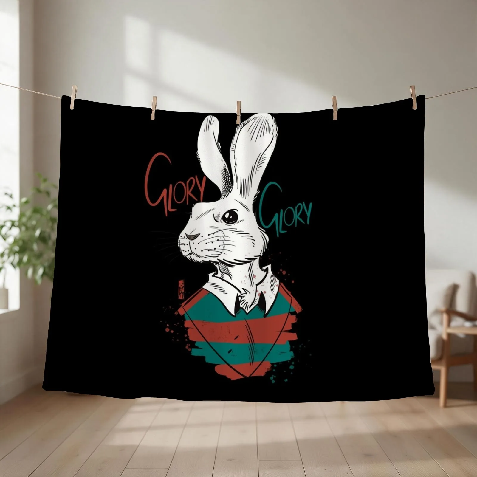 Glory Glory Throw Blanket couch cozy soft plush fuzzy picnic outdoor blanket