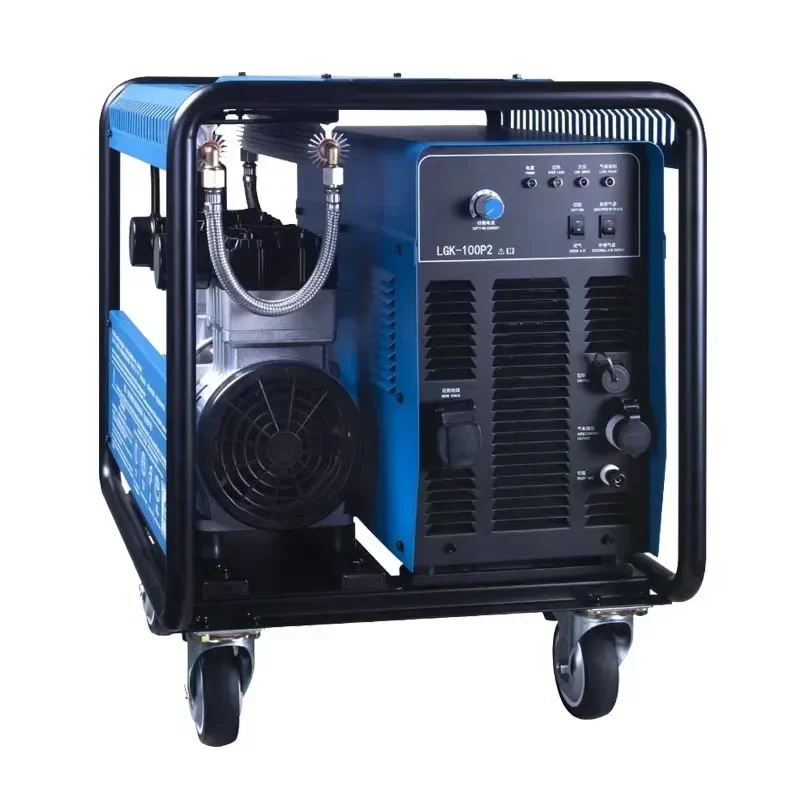 

Industrial grade plasma cutting machine built-in air pump external 380v manual thin plate cutting LGK-100P2