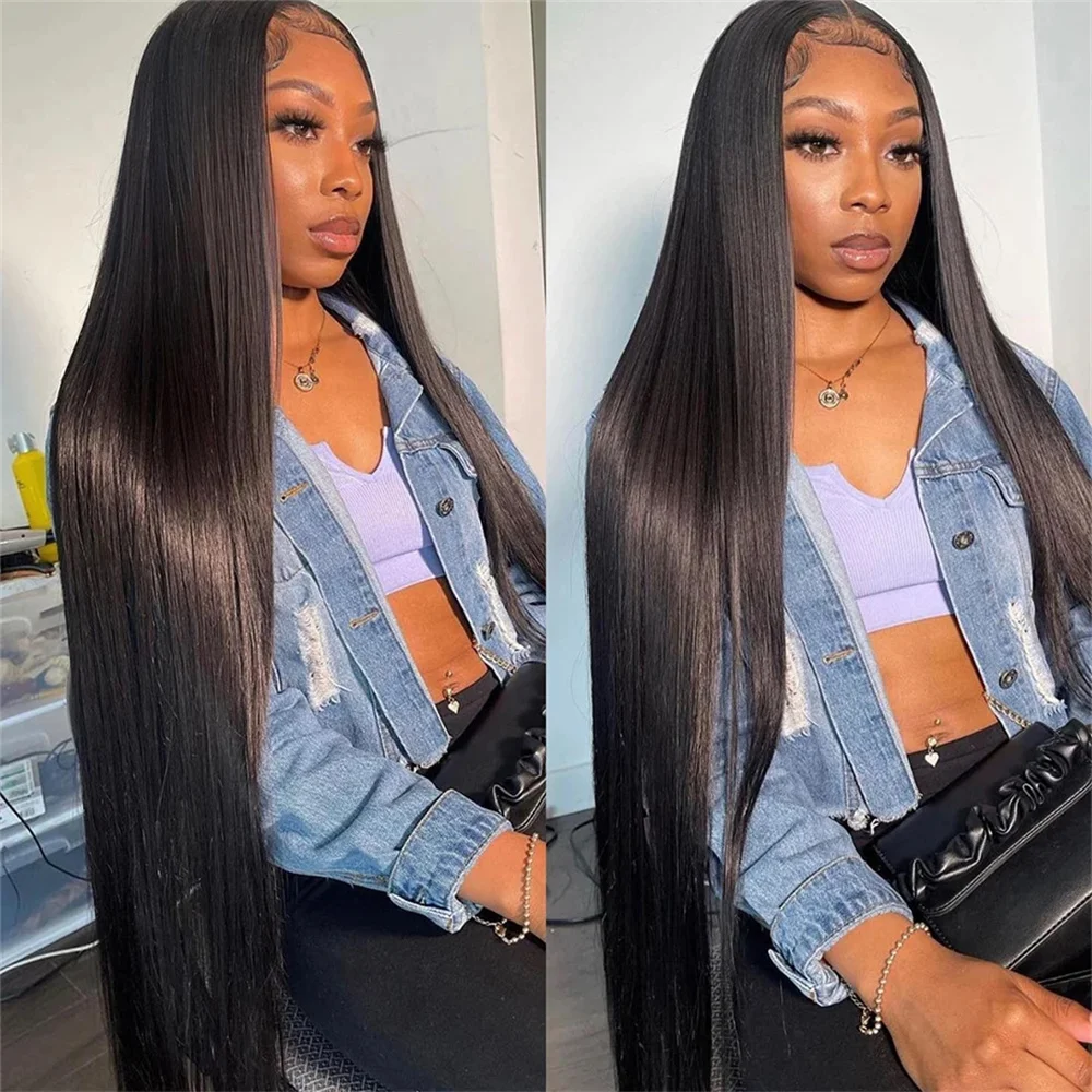 

13x4 HD Lace Frontal Wig Human Hair Brazilian Straight Lace Front Wig On Sale Pre Plucked Neddie Lace Wigs for Women